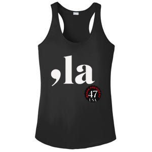 Kamala Harris 2024 President Comma La Ladies PosiCharge Competitor Racerback Tank