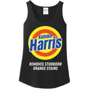 Kamala Harris 2024 Removes Stubborn Orange Stains Humorous Ladies Essential Tank