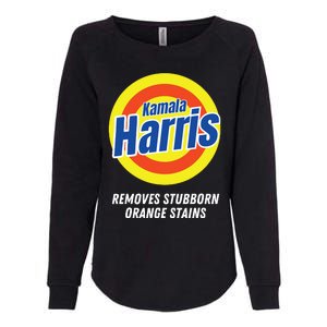 Kamala Harris 2024 Removes Stubborn Orange Stains Humorous Womens California Wash Sweatshirt