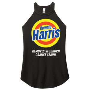 Kamala Harris 2024 Removes Stubborn Orange Stains Humorous Women's Perfect Tri Rocker Tank