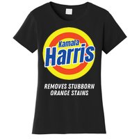 Kamala Harris 2024 Removes Stubborn Orange Stains Humorous Women's T-Shirt