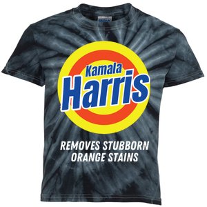 Kamala Harris 2024 Removes Stubborn Orange Stains Humorous Kids Tie-Dye T-Shirt