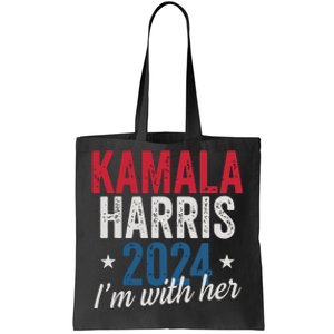 Kamala Harris 2024 Support Im With Her Kamala Harris 2024 Tote Bag