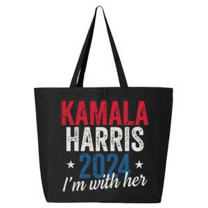 Kamala Harris 2024 Support Im With Her Kamala Harris 2024 25L Jumbo Tote