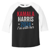 Kamala Harris 2024 Support Im With Her Kamala Harris 2024 Toddler Fine Jersey T-Shirt