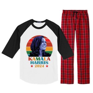 Kamala Harris 2024 Vote President Kamala Election 2024 Raglan Sleeve Pajama Set