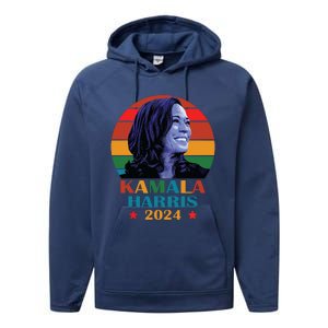 Kamala Harris 2024 Vote President Kamala Election 2024 Performance Fleece Hoodie