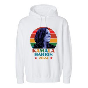 Kamala Harris 2024 Vote President Kamala Election 2024 Garment-Dyed Fleece Hoodie