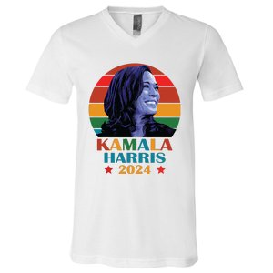 Kamala Harris 2024 Vote President Kamala Election 2024 V-Neck T-Shirt