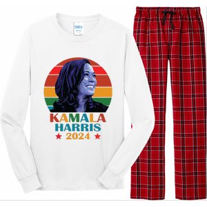 Kamala Harris 2024 Vote President Kamala Election 2024 Long Sleeve Pajama Set