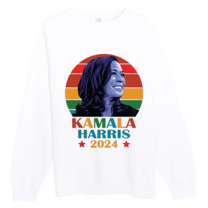 Kamala Harris 2024 Vote President Kamala Election 2024 Premium Crewneck Sweatshirt