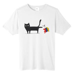 Kamala Harris 2024 Victory Black Cat Vs Gop Elephant Tall Fusion ChromaSoft Performance T-Shirt