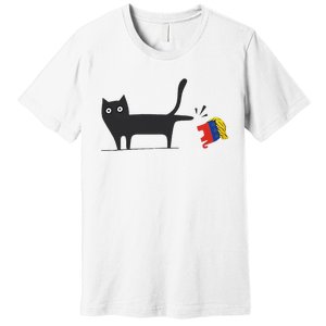 Kamala Harris 2024 Victory Black Cat Vs Gop Elephant Premium T-Shirt