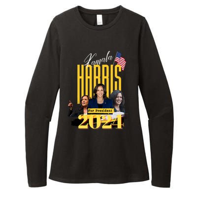 Kamala Harris 2024 Pro Kamala For President Womens CVC Long Sleeve Shirt