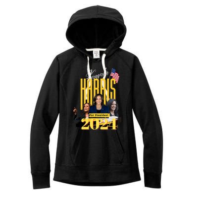 Kamala Harris 2024 Pro Kamala For President Women's Fleece Hoodie