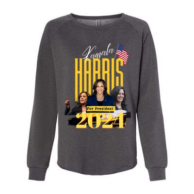 Kamala Harris 2024 Pro Kamala For President Womens California Wash Sweatshirt