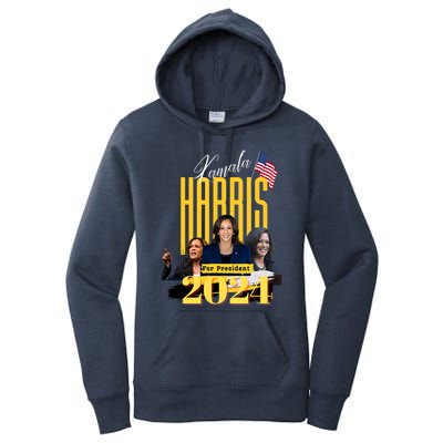 Kamala Harris 2024 Pro Kamala For President Women's Pullover Hoodie