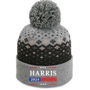 Kamala Harris 2024 For President Harris 2024 American Flag The Baniff Cuffed Pom Beanie