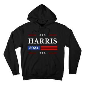 Kamala Harris 2024 For President Harris 2024 American Flag Hoodie