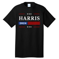 Kamala Harris 2024 For President Harris 2024 American Flag Tall T-Shirt