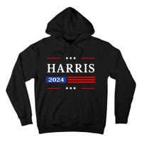 Kamala Harris 2024 For President Harris 2024 American Flag Tall Hoodie