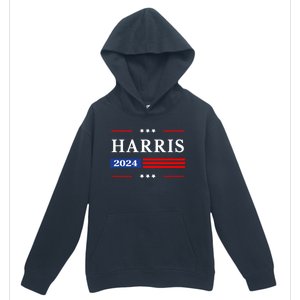 Kamala Harris 2024 For President Harris 2024 American Flag Urban Pullover Hoodie