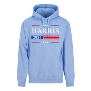 Kamala Harris 2024 For President Harris 2024 American Flag Unisex Surf Hoodie