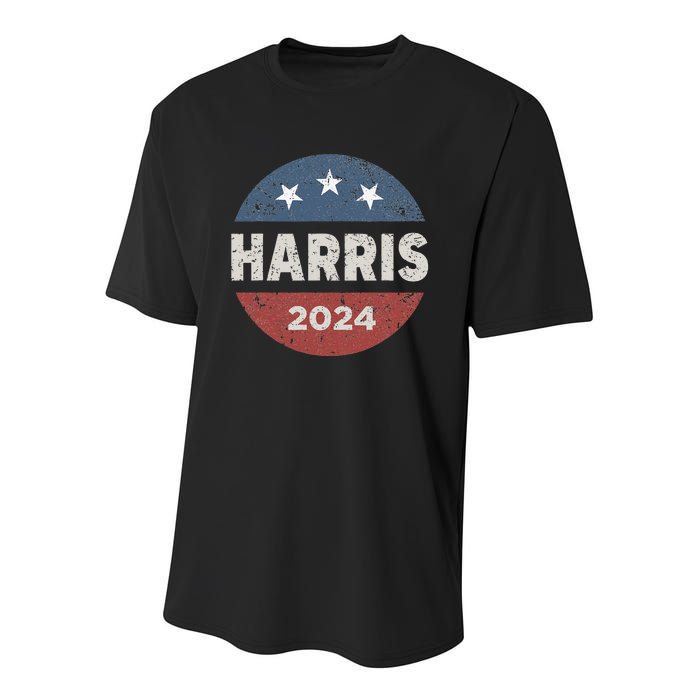 Kalama Harris 2024 Voting For Blue President 47 Political Gift Youth Performance Sprint T-Shirt