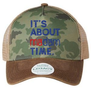 Kamala Harris 2024 ItS About Madam Time President Election Cool Gift Legacy Tie Dye Trucker Hat