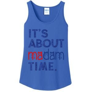 Kamala Harris 2024 ItS About Madam Time President Election Cool Gift Ladies Essential Tank