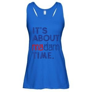 Kamala Harris 2024 ItS About Madam Time President Election Cool Gift Ladies Essential Flowy Tank