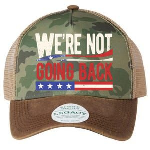 Kamala Harris 2024 Were Not Going Back Legacy Tie Dye Trucker Hat