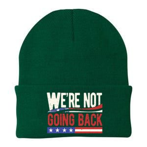 Kamala Harris 2024 Were Not Going Back Knit Cap Winter Beanie