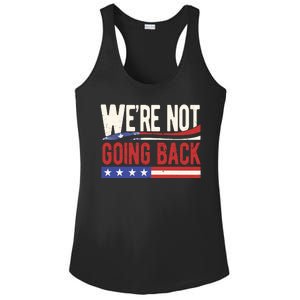 Kamala Harris 2024 Were Not Going Back Ladies PosiCharge Competitor Racerback Tank