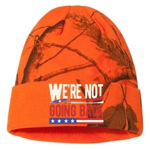 Kamala Harris 2024 Were Not Going Back Kati Licensed 12" Camo Beanie