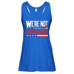 Kamala Harris 2024 Were Not Going Back Ladies Essential Flowy Tank