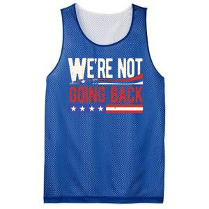 Kamala Harris 2024 Were Not Going Back Mesh Reversible Basketball Jersey Tank