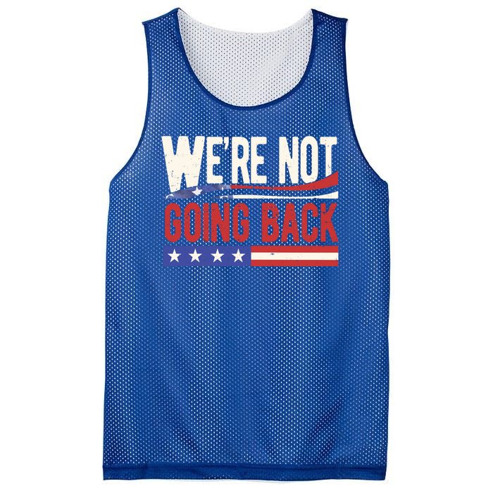 Kamala Harris 2024 Were Not Going Back Mesh Reversible Basketball Jersey Tank