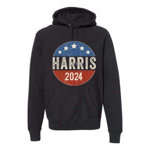 Kamala Harris 2024 For President Campaign Us Flag Premium Hoodie