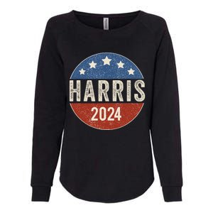 Kamala Harris 2024 For President Campaign Us Flag Womens California Wash Sweatshirt