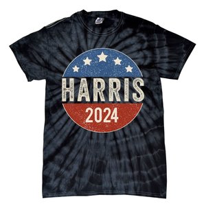 Kamala Harris 2024 For President Campaign Us Flag Tie-Dye T-Shirt