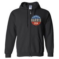 Kamala Harris 2024 For President Campaign Us Flag Full Zip Hoodie