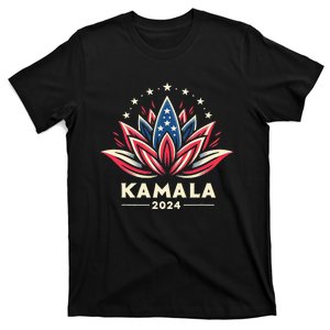 Kamala Harris 2024 Presidential Campaign American Lotus T-Shirt