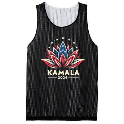 Kamala Harris 2024 Presidential Campaign American Lotus Mesh Reversible Basketball Jersey Tank