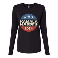 Kamala Harris 2024 For President Campaign Womens Cotton Relaxed Long Sleeve T-Shirt