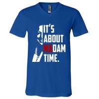 Kamala Harris 2024 ItS About Madam Time President Election Gift V-Neck T-Shirt