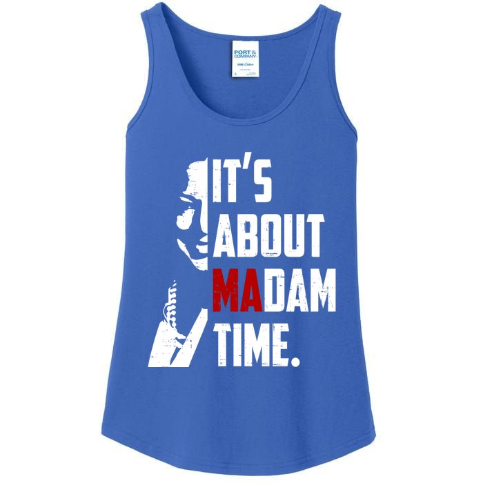 Kamala Harris 2024 ItS About Madam Time President Election Gift Ladies Essential Tank