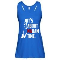 Kamala Harris 2024 ItS About Madam Time President Election Gift Ladies Essential Flowy Tank