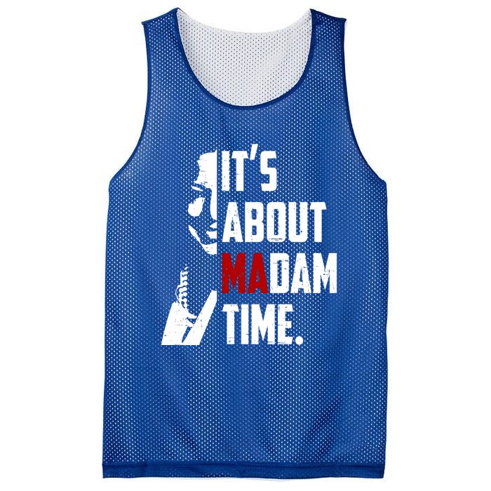 Kamala Harris 2024 ItS About Madam Time President Election Gift Mesh Reversible Basketball Jersey Tank