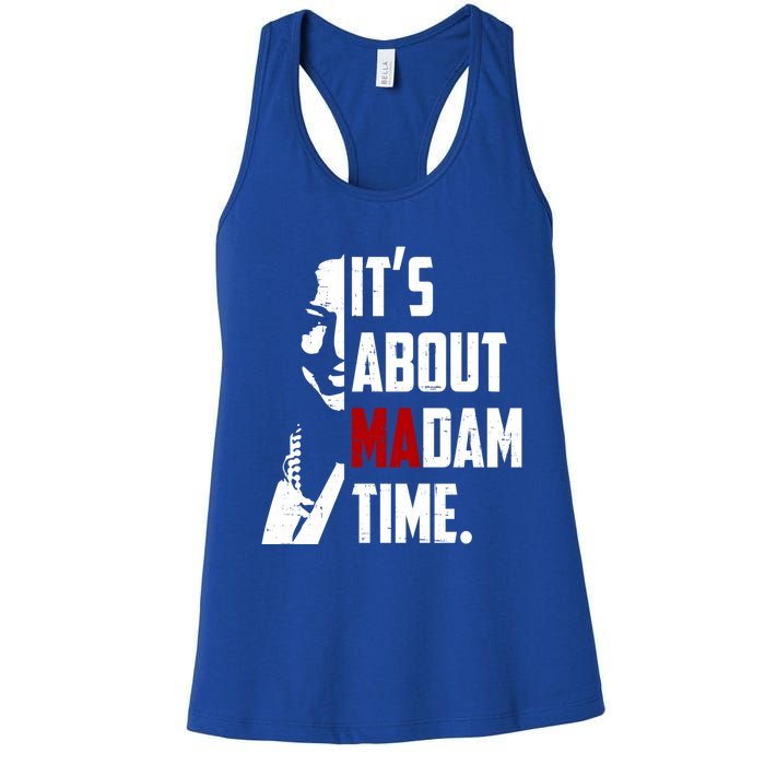 Kamala Harris 2024 ItS About Madam Time President Election Gift Women's Racerback Tank